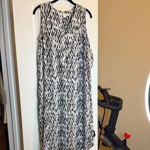 Loyal Hana Cybelle Dress Nursing Black White Medium